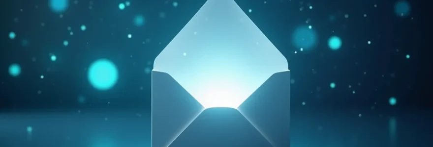 Illustration symbolique de la résiliation d'un contrat d'assurance via une lettre recommandée électronique